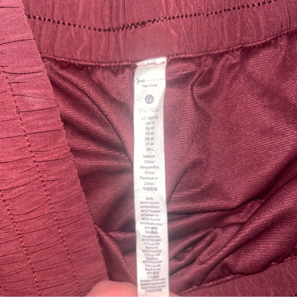 CRZ YOGA Women's Athletic Shorts in Rust - Picture 2 of 3
